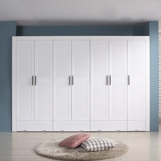 국내제작 직접배송 키높이 올루바 서랍형 10자 장롱세트 드레스룸 신혼가구, 화이트