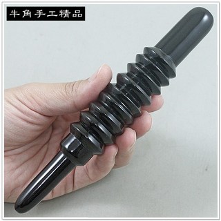 摩邦比 牛角滾輪按摩器 頭皮按摩 背部按摩 腳底按摩 肩頸按壓 全身穴道按摩 原始點 T-A41, 1個
