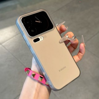 磨砂大孔手機殼 適用蘋果 17/17 Pro/16 Pro Max/15/14/13/12/11 透明保護殼, 1個, 親膚磨砂大孔-透灰蘋果14Plus