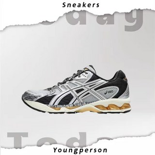 日貨優選 新款Asɪcs Gel-Nimbus10.1 男女鞋 慢跑鞋 運動鞋 復古銀黑棕1203A543-020