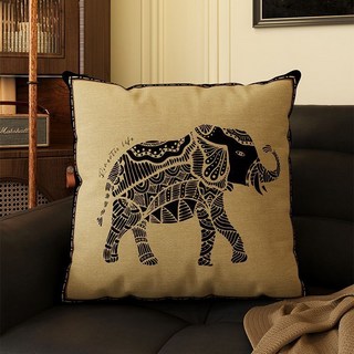 復古輕奢綠色抱枕美式復古抱枕中古風美拉德沙發靠背墊牀頭軟靠枕, 1件, 776