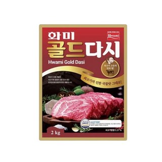화미식품 조미료 골드 다시 2 KG/화미식품 조미료 골드 다시 2, 2kg, 1개