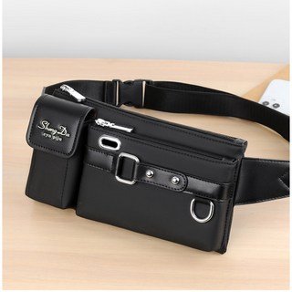 Sheng-Da 多功能防水斜背包 胸肩兩用設計 7.9吋iPad收納 D54黑色, D54-黑色