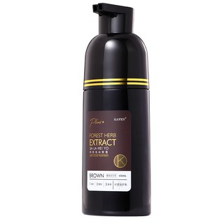 卡氛 KAFEN 何首烏染髮膏，居家染髮推薦，多色可選，染髮同時護髮，髮色自然持久, 咖啡棕, 1個