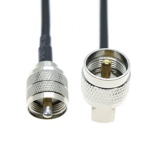 아마추어 햄 cb무전기 안테나 케이블 커넥터 동축 UHF PL-259 SO239 황동 RF RG58 30cm 50cm 100cm 2M 3M, 06 TYPE E 1Pcs_05 1M, 1개