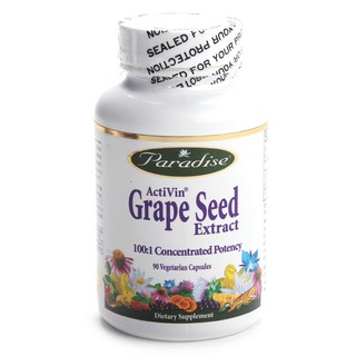 Paradise Herbs 葡萄籽萃取素食膠囊, 90顆, 1罐