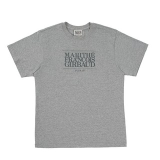MaritheFrancoisGirbaud 男女通用經典Logo短袖T恤, 灰色
