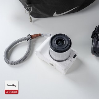 스몰리그 5431 캐논 EOS R50 V 전용 가죽 하프 케이스 키트 화이트, 1개, SR5431