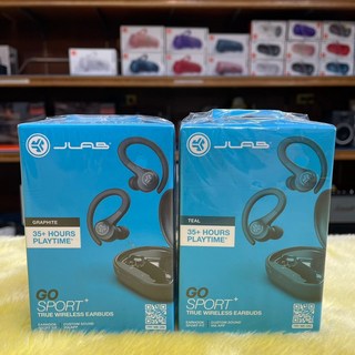 JLab Go Sport 真無線運動耳機 IPX55 防水 支援單耳通話 Type-C 充電, 消光黑