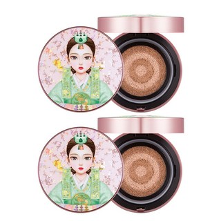 뷰티피플 절대 철벽녀 시즌15 비타민 광천수 쿠션 파운데이션 버전 2 18g, 21호, 2개