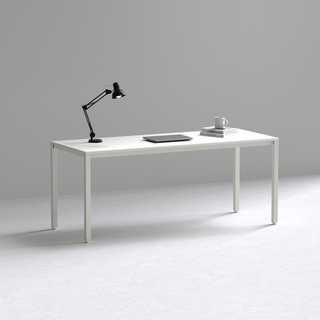 209애비뉴 제로데스크 2000x1000 게이밍 컴퓨터책상, 화이트프레임+지브라상판