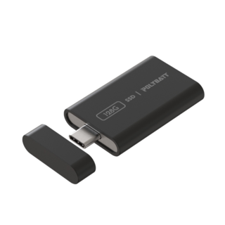 POLYBATT官方直營 外接式SSD固態硬碟 高速450MB/s讀寫 512G 黑色, 黑色,單入, 512GB