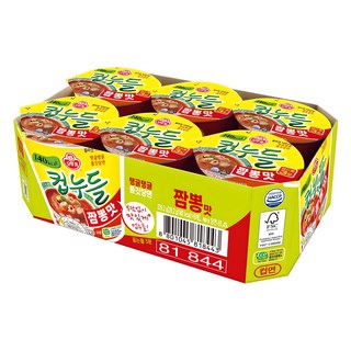 OTOKI 不倒翁 杯裝低卡冬粉 香辣海鮮風味 38.2g, 6入