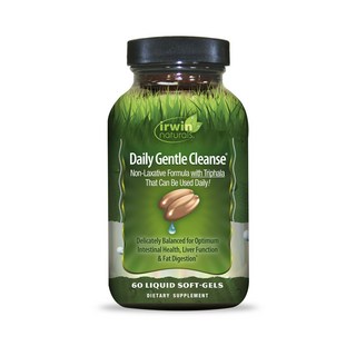 Irwin Naturals 每日順暢大豆液態軟膠囊, 60顆, 1罐