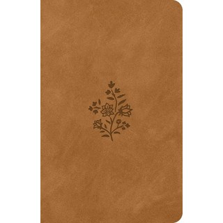 (英文圖書)ESV Premium Gift Bible (Trutone Nubuck Caramel Wildflower Design) Imitation Leather, Crossway, 英文, 仿皮