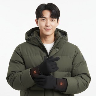 [본사직영][라이프미] 25년형 3세대 발열장갑 충전식 터치 온열장갑 배터리포함
