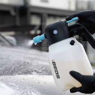 BEOS 倍歐斯 泡沫噴壺 1.8L 無線電動噴霧器 氣壓式手持洗車噴壺, 保固7天, 1套