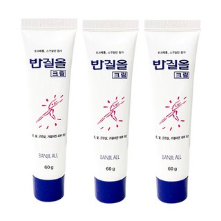 삼공제약 반질올 크림 발 뒤꿈치 각질제거제 고운발 위한 연화제 풋크림 유리아 갈라짐 연고, 3개, 60g