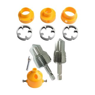Electric Hole Opener Water Pipe Kit Versatile PVC Threader 4/6 Point For Plumber Repairing Tool Dril, 01 CHINA