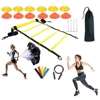 축구 축구유니폼민첩성 훈련 폴 장비 조정 축구 훈련 민첩성 훈련 접이식 속도 훈련 장비