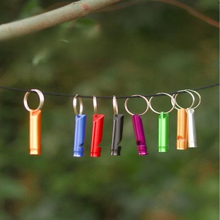 5색 호루라기 목걸이 휘슬 호각 심판 등산 축구 키링, 블랙, 1개