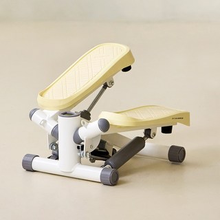 숀리 스텝퍼 천국의계단 계단오르기 운동기구 스텝밀 하체 걷기 실내 유산소 홈트 트위스트, 옐로우