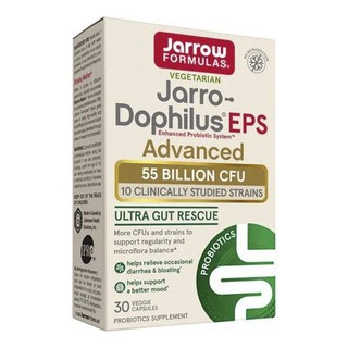 Jarrow FORMULAS 賈羅公式 Jarro-Dophilus EPS Advanced 550億益生菌素食膠囊, 1個, 30顆