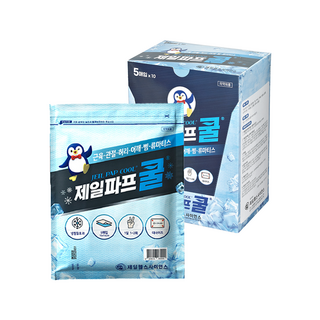 제일파프 쿨 붙이는파스 통증완화 효과, 5매입, 36개