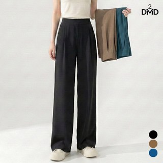 다몬딱 여성 바지 하이웨스트 밴딩 여자 팬츠