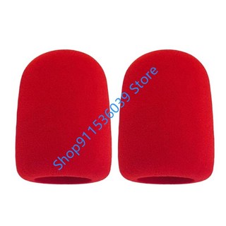 JBL PartyBox Encore2 마이크 스폰지 커버 윈드스크린 보호 케이스용 1/2Pcs 방풍, [01] Red 2pcs