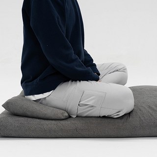 온리품 목화솜 천연염색 대방석 명상방석 108배방석 절방석(솜포함) 70X70 60X90 70X110, 10수-숯색, 목화 솜