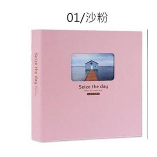 珠友 PH-06628-A PH-06631-A 6K三孔活頁相本/相簿相冊/照片收納冊-黑色內頁, PH-06631-A 01 沙粉