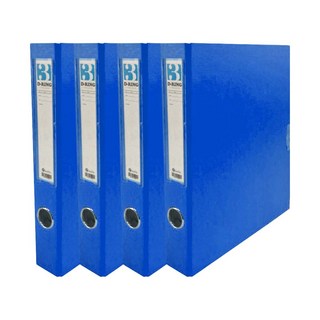 인터탑 플랜 고급형 합지 3공 D링 3cm A4 200매철, 4개, 청색