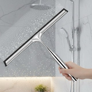 304不鏽鋼玻璃刮水器 - 浴室/窗戶/玻璃清潔刮刀 家用清潔神器, 1個