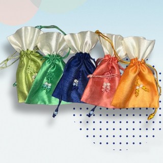 아르바니 이지 오색 복주머니 2p세트 5color 색동 전통 선물 조리