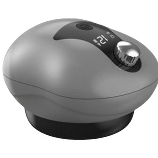 YOGEMDI A30迷你蝸牛刮痧儀器 智慧電動拔罐器 電動按摩器, 灰色, 1個