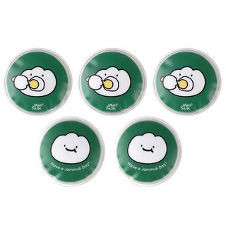 잼먹 휴대용 미니 젤 아이스팩 5P, 1세트