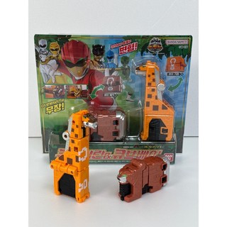 [당일발송]파워레인저 애니멀포스 큐브기린&큐브베어DH943120, 1개