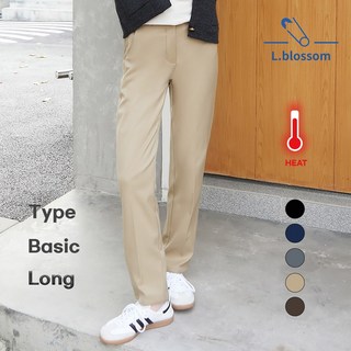엘블로썸 여성 겨울기모 일자 슬랙스 (YKK지퍼)