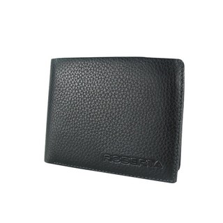 ROBERTA 諾貝達 荔枝紋皮革8卡中翻短夾 男夾 RM-24002