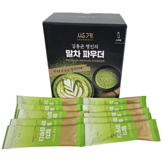 쌍계 김동곤 명인의 말차 파우더 스틱형 맛보기 MATCHA POWDER, 4세트, 10개입, 15g