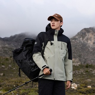 全熱封無縫壓膠三合一衝鋒衣 防風防水保暖 秋冬滑雪外套