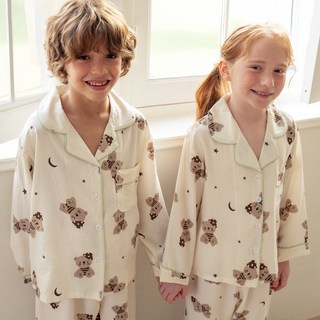 메리핀 아동 코지데이 카라 긴팔 잠옷 상하세트