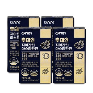 자연의품격 루테인 지아잔틴 아스타잔틴, 30정, 4개