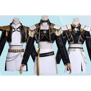 케데헌 루미 의상 미라 케이팝 데몬 헌터스 굿즈 헌트리스 코스프레 코스튬 세트 루미 블랙골드 댄스 의상 130