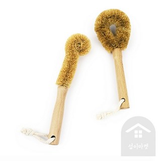 섭이 코코넛 브러쉬 설거지용 주방잡화, 원형솔
