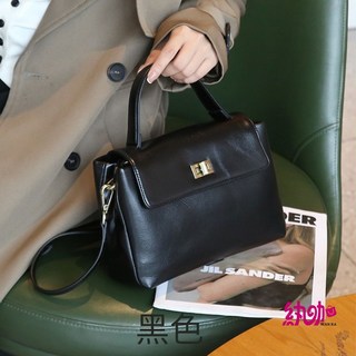 紈咖 真皮女包 斜背包 中性包 手提包 肩背包 復古簡約設計 通勤百搭