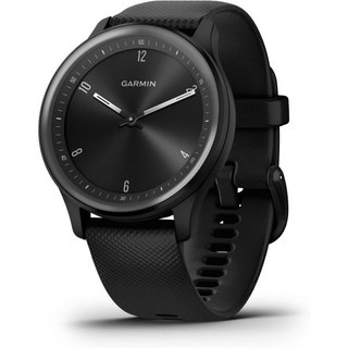 Garmin가민 비보무브 스포츠 하이브리드 스마트워치 건강 및 웰니스 특징 터치스크린 화이트, Black, 1개