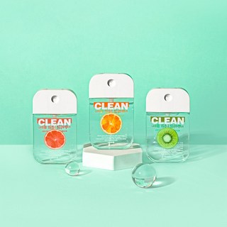 싹싹 안경세정제 스프레이 휴대용 클린 후르츠 시리즈 무향, 자몽, 1개