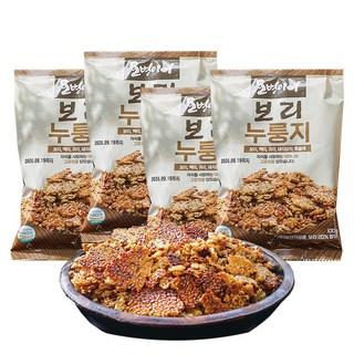 [TTP INC] TV홈쇼핑 오병이어 뚱단지 보리누룽지/100g씩 개별포장 15봉/30봉 간편조리 국내산 구수한 누룽지/전통 누룽지 제조방식, 1박스, 1.5kg